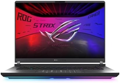 ASUS ROG Strix G16 (2025) Gaming Laptop, 16” ROG Nebula Display 16:10 2.5K 240Hz/3ms, NVIDIA® GeForce RTX™ 5070 Laptop GPU, Intel® Core™ Ultra 9 275HX, 32GB DDR5, 2TB Gen 4 SSD, Wi-Fi 7, Win 11 Pro