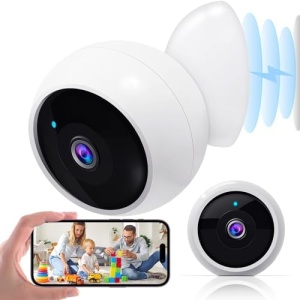 AMTIFO Security Cameras Wireless Outdoor Magnetic: Install-Free Smart Indoor 2K WiFi - Long Battery Life Powered Wireless Cameras for Home Security with AI Motion Detection