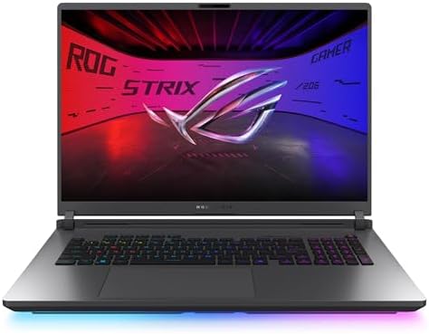 ASUS ROG Strix G18 (2025) Gaming Laptop, 18” ROG Nebula ASUS ROG Strix G18 (2025) Gaming Laptop, 18” ROG Nebula 16:10 2.5K 240Hz/3ms, NVIDIA® GeForce RTX™ 5070, Intel® Core™ Ultra 9 275HX, 32GB DDR5-5600, 2TB PCIe Gen 4 SSD, Wi-Fi 7, Windows 11 Pro