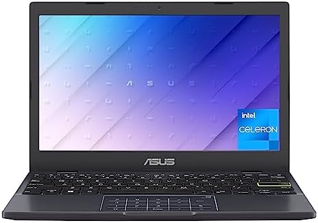 ASUS Vivobook Laptop L210 11.6" Ultra Thin Laptop, Intel Celeron N4020 Processor, 4GB RAM, 128GB eMMC Storage, Windows 11 Home in S Mode with One Year of Office 365 Personal, L210MA-DS04,Star Black