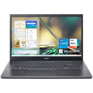 Acer Aspire 5 A515-57-53T2 Slim Laptop | 15.6" Full HD IPS Display | 12th Gen Intel Core i5-1235U | 8GB DDR4 | 512GB NVMe SSD | 802.11ax Wi-Fi 6 | Thunderbolt 4 | Backlit Keyboard | Windows 11 Home
