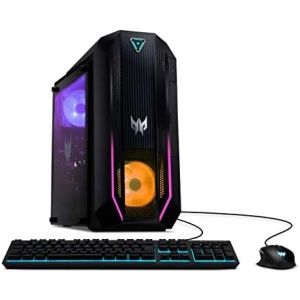 Acer Predator Orion 3000 PO3-630-UA91 Gaming Desktop | 11th Gen Intel Core i7-11700F 8-Core CPU | NVIDIA GeForce RTX 3070 | 16GB DDR4 | 512GB NVMe SSD | 1TB HDD | Intel Wi-Fi 6 | RGB Keyboard & Mouse