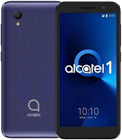 Alcatel 1 (16GB) 5.0" Full View Display, Removable Battery, FM Alcatel 1 (16GB) 5.0" Full View Display, Removable Battery, FM Radio, Dual SIM GSM Unlocked US & Global 4G LTE International Version 5033E (Bluish Black)