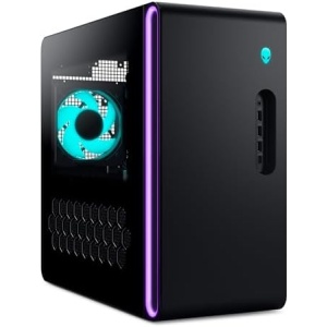 Alienware Aurora Gaming Desktop ACT1250 - Intel Core Ultra 7 265F, 32GB DDR5 RAM, 1TB SSD, NVIDIA GeForce RTX 5070, 1000W Platinum Rated PSU, Windows 11 Home, Clear Panel - Black