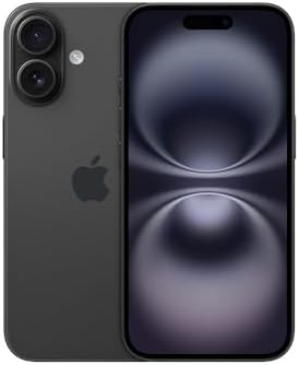 Apple iPhone 16, US Version, 128GB, Black for T-Mobile (Renewed)