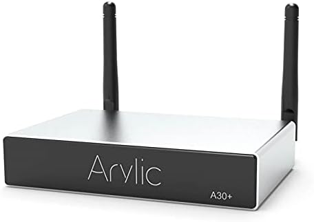Arylic Stereo WiFi and Bluetooth 5.0, 2-Channel Class D Wireless Arylic Stereo WiFi and Bluetooth 5.0, 2-Channel Class D Wireless Mini Home Amplifier for Speakers with spotify, airplay 1, Multi-Room/multizone Digital Audio Amp-Up2stream A30 +