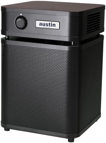 Austin Air HealthMate Junior Air Purifier, Black - Advanced 4- Stage Filtration Air Purifiers For Home with Activated Carbon & Zeolite - Ideal as Air Purifiers for Bedroom, Model A200