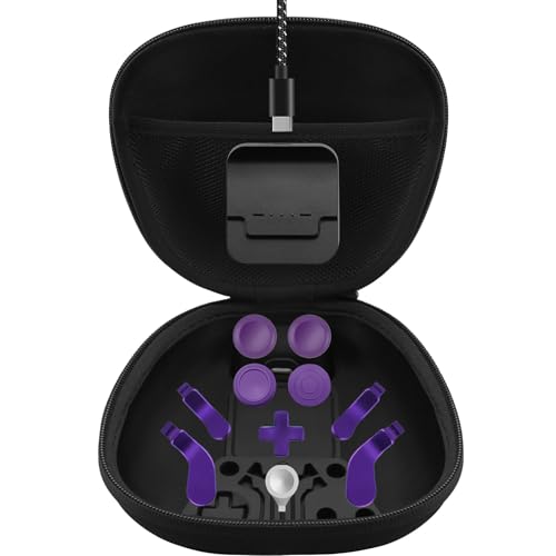 Complete Component Pack for Xbox Elite Controller Series 2 - Complete Component Pack for Xbox Elite Controller Series 2 - Accessories Includes 1 Controller Carrying Case, 1 Charging Dock, 4 Thumbsticks, 4 Paddles, 1 Adjustment Tool and 1 Charging Cable(Purple)