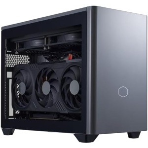 Cooler Master NR2 Pro Mini ITX – Intel Ultra 7 265F 2.4GHz (5.3 GHz Turbo) | Gigabyte RTX 5070 Ti 16GB & B860I AORUS PRO ICE| 32GB DDR5 6000MHz | 2TB Gen4 M.2 | WiFi | Windows 11 | 280mm AIO Gaming PC