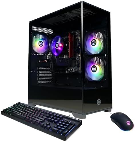 CyberPowerPC Gamer Xtreme VR Gaming PC, Intel Core i5-13400F 2.5GHz, GeForce RTX 5060 8GB, 16GB DDR5, 1TB PCIe 4.0 SSD, WiFi Ready & Windows 11 Home (GXiVR8060A40)