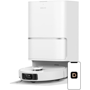 DREAME L40 Ultra Robot Vacuum Self Emptying, 11,000Pa Suction Robot Vacuum and Mop Combo with Auto Cleaning Dock, 149℉ Mop Washing, SideBrush Extendable, Solution Auto Refill, Voice Control