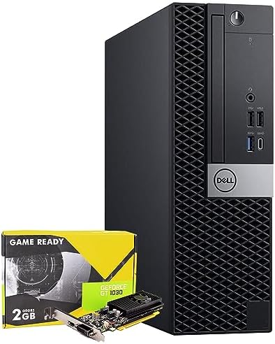 Dell Gaming PC Desktop PC 5060 (SFF) with GeForce GT1030 Dell Gaming PC Desktop PC 5060 (SFF) with GeForce GT1030 2GB DDR5 Graphics | Hexa Core i5 8th Gen Up to 4.1Ghz | 32GB DDR4 RAM 512GB SSD Storage | 4K Support | Windows 11 Pro -64 bit (Renewed)