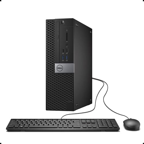 Dell Optiplex 3040 SFF Business Desktop PC, Core i3-6100 3.7GHz, Dell Optiplex 3040 SFF Business Desktop PC, Core i3-6100 3.7GHz, 8GB RAM, 256GB Solid State Drive, HDMI, RJ45, Windows 11 Pro 64bit (Renewed)