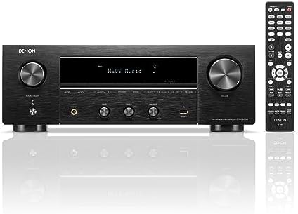 Denon Receiver DRA-900H - 2-Channel Stereo Receivers for Home - Denon Receiver DRA-900H - 2-Channel Stereo Receivers for Home - 100W/Ch. Hi-Fi Amplification, Built-in HEOS, HDCP 2.3 Processing with ARC/eARC Support, Dolby Vision, HLG, Dynamic HDR