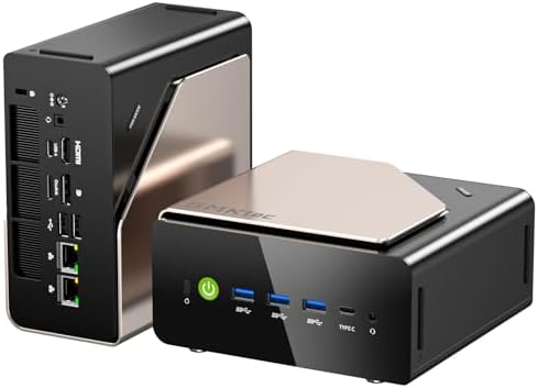 GMKtec EVO-T1 Mini PC AI Ultra 9 285H (up to GMKtec EVO-T1 Mini PC AI Ultra 9 285H (up to 5.4GHz) 64GB DDR5 (32GB*2) 2TB PCIe 4.0 SSD Gaming Mini Computer, 3X M.2 Expansion Slots, Oculink, Quad Screen 8K Display