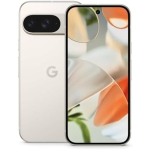 Google Pixel 9 - Unlocked Android Smartphone with Gemini, 24-Hour Battery, Advanced Camera, and 6.3" Actua Display - Porcelain - 128 GB