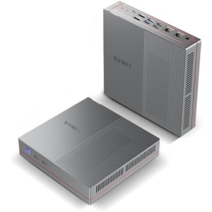 HI3 Mini Gaming PC, RTX 2050, Core i5 12450H, 16GB DDR5 RAM 512GB NVME SSD,Micro Gamer Desktop Computer with Graphics Card, Small Prebuilt PC, Dual HDMI/Dual LAN/WIFI6 AX/Work/Home/Office