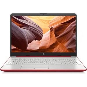 HP 2023 15'' HD IPS Laptop, Windows 11, Intel Pentium 4-Core Processor Up to 2.70GHz, 8GB RAM, 128GB SSD, HDMI, Super-Fast 6th Gen WiFi, Dale Red (Renewed)