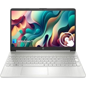 HP Pavilion 15.6" HD Touchscreen Anti-Glare Laptop, 16GB RAM, 1TB SSD Storage, Intel Core Processor up to 4.1GHz, Up to 11 Hours Long Battery Life, Type-C, HDMI, Windows 11 Home, Silver
