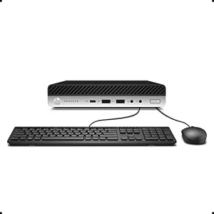 HP ProDesk 600 G3 Mini PC Desktop, Intel Core i5-6500T, 16GB RAM, 256GB PCIe Solid State Drive, USB-C, Windows 11 Professional (Renewed)