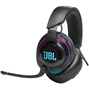 JBL Quantum 910 - Wireless Over-Ear Performance Gaming Headset with Head Tracking-Enhanced, Active Noise Cancelling and Bluetooth, JBL QuantumSPATIAL 360, Low Latency Wireless System (Black)