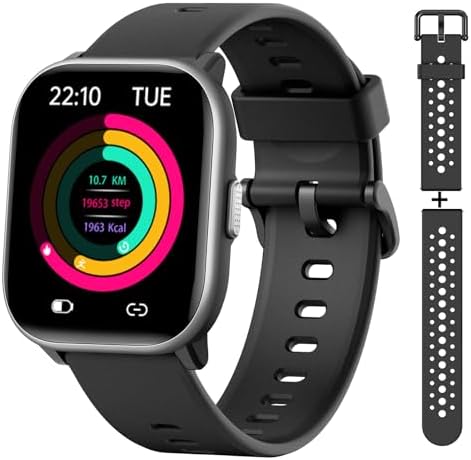 Kids Watch for Girls Boys with IP68 Waterproof, Girls Watch with 19 Sports Modes, Sleep Tracking, Pedometer, Stopwatch, Kids Activity Tracker, Birthday Gifts for Girls Age 6-15 Years Old