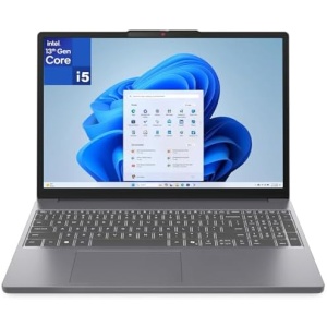 Lenovo 15" Laptop Computer for Home Business, Intel 8-Core i5-13420H, 16GB DDR5 RAM, 512GB PCIe SSD, Bluetooth 5.2, WiFi 6, FHD+ IdeaPad Slim 3 Copilot AI PC, Luna Grey, Windows 11 Home