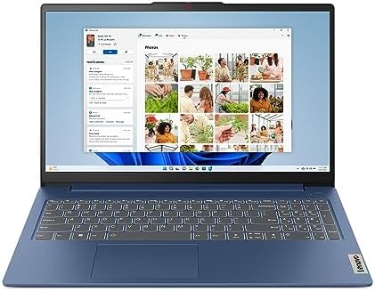 Lenovo IdeaPad Slim 3 - Everyday Laptop - Lightweight - Lenovo IdeaPad Slim 3 - Everyday Laptop - Lightweight - Windows 11-15.6" FHD - 8GB Memory - 256GB Storage - AMD Ryzen 5 7520U - Abyss Blue