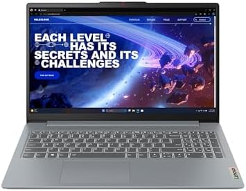 Lenovo IdeaPad Slim 3i, 15.6” FHD Display, Intel Core i5-1335U, Lenovo IdeaPad Slim 3i, 15.6” FHD Display, Intel Core i5-1335U, 16GB RAM, 512GB SSD, 1920x1080 px, Fingerprint Reader, Windows 11 Home, Arctic Grey