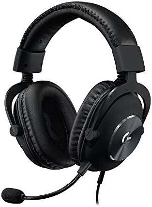 Logitech G Pro X Wired Gaming Headset: Blue VO!CE Detachable Logitech G Pro X Wired Gaming Headset: Blue VO!CE Detachable Boom Mic, DTS 7.1, 50 mm Drivers, USB/3.5mm Aux, Spare Memory Foam Ear Pads, USB DAC & Bag Included - Black