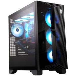 MSI Aegis R2 A14NVR9-1464US Gaming Desktop Computer, Intel Core i9-14900F 2.0GHz, 32GB RAM, 2TB SSD, NVIDIA GeForce RTX 5070 Ti 16GB, Windows 11 Home, Black