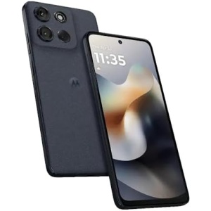 Motorola Moto G56 5G Ai (Tmobile Mint Tello & Global) (256GB+8GB) NFC IP68 IP69 Rugged Phone 50MP Cam Dual Sim 6.7" XT2529-1 Latino American Version (Black Oyster)