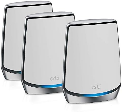 Netgear - Orbi AX6000 Tri-Band Mesh WiFi System (3-Pack) RBK853-100NAR (Renewed)