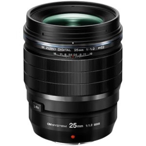 OM SYSTEM Olympus M.Zuiko Digital ED 25mm F1.2 PRO for Micro Four Thirds System Camera, Ultra Bright F1.2 Lens, Weather Sealed Design, MF Clutch, L-Fn Button