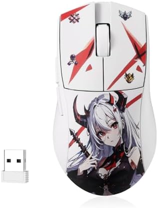 Redragon M916AK PRO 3-Mode Anime Gaming Mouse, 42G Ultra-Light 26K Redragon M916AK PRO 3-Mode Anime Gaming Mouse, 42G Ultra-Light 26K DPI Gaming Mouse w/Ergonomic Natural Grip Build, Full Programmable Buttons, Software Supports DIY Keybinds & DPI