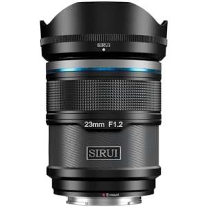 SIRUI Sniper 23mm Autofocus Lens, F1.2 Wide Angle APS-C Camera Lens for A5, A6, FX30, ZV-E10 (E Mount, Black)