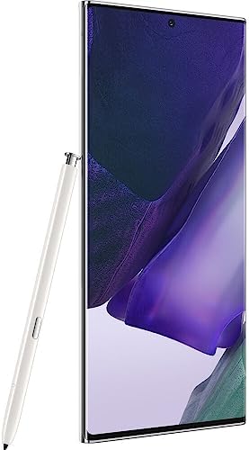 Samsung Galaxy Note 20 Ultra 5G Unlocked Android Cell Phone Samsung Galaxy Note 20 Ultra 5G Unlocked Android Cell Phone | US Version | 128GB | Mystic White (Renewed)