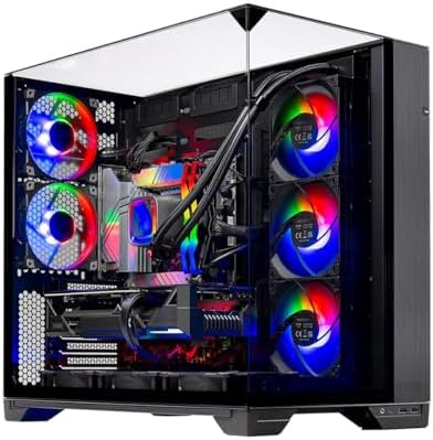 Skytech Gaming O11 Vision Desktop PC, Ryzen 7 9800X3D 4.7 Skytech Gaming O11 Vision Desktop PC, Ryzen 7 9800X3D 4.7 GHz (5.2 GHz), AMD RX 9070XT 16GB, 2TB Gen4 NVMe SSD, 32GB DDR5 RAM 6000 RGB, 850W Gold ATX 3 PSU, 360mm ARGB AIO, Wi-Fi, Win 11
