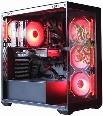 The Horizon Extreme I7 RTX Gaming Desktop PC || i7 The Horizon Extreme I7 RTX Gaming Desktop PC || i7 E5-2699V3 18-Core || RTX 5060 TI || 32GB RAM || 1TB SSD + 3TB HHD || 650 W 80+ Gold Power Supply || 1200 Mbps WiFi Ready || Windows 11 Pro