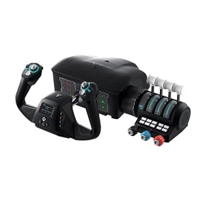 Turtle Beach VelocityOne Flight Universal Control System - Xbox Series X & Xbox Series S, Xbox One & Windows 10 & 11 PCs with Yoke Handle, Throttle Quadrant, Trim Wheel & Rudder Controls