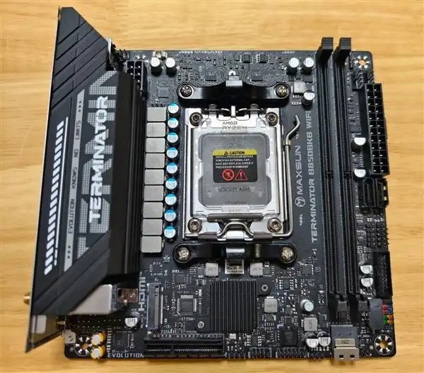 UPDATED: Maxsun Launches the Terminator B850 BKB “Back to Back” WiFi Motherboard – SFF.Network