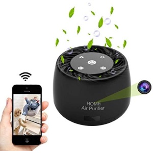 Wireless-WiFi-Security-Mini-Camera, Real 1080P Full HD with Night Vision and Motion Detection Recording, 2-IN-1 Real-time Monitoring for Home/Office, Work with IOS&Android APP(Support 2.4G and 5G)
