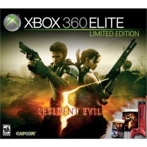 Xbox 360 Resident Evil 5 Elite Red Console (Renewed)