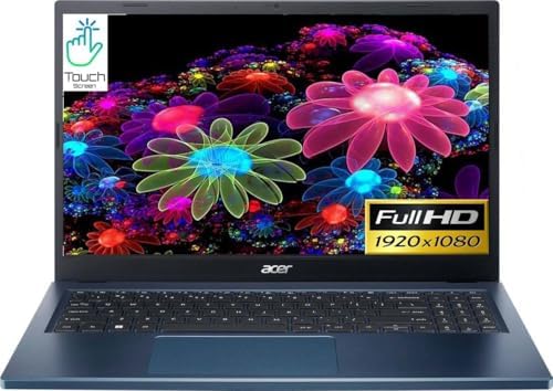 acer Aspire 3 Touch Slim Laptop in Blue Ryzen 5 4-Core up to 4.3GHz 16GB RAM 1TB SSD 15.6in FHD Web Cam WiFi HDMI W11 (A315B - Renewed)