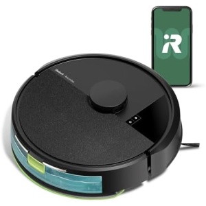iRobot Roomba 105 Combo Robot Vacuum & Mop - Easy to use, Intense Power-Lifting Suction, LiDAR Navigation, Multiple Cleaning Modes, Avoids Mopping Carpets, Self-Charging