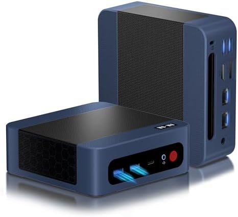 wo-we P8 Mini PC AMD Ryzen 5 7640HS(Upgraded 6600H/6800H,up to 5.0GHz) 32GB DDR5 1TB PCIe4.0 Mini Desktop Computer, USB4 8K,Triple Display, Dual 2.5G LAN WIFI6E/BT5.2/HDMI/DP/AMD Radeon 760M Gaming PC