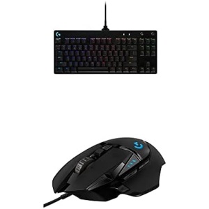 Logitech G PRO Mechanical Gaming Keyboard and Logitech G502 HERO High Performance Gaming Mouse Bundle