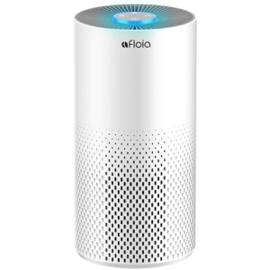 Afloia Air Purifiers for Home Bedroom Large Room Up to 1076 Ft², 3-Stage Filter Cleaner Odor Eliminator, Remove Pets Dust Dander Hair Allergy Mold Pollen Smoke Smell, Quiet 22 dB, 7 Colors Night Light