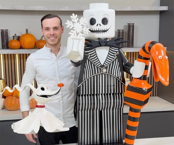 A LEGO Nightmare Before Christmas in Chocolate