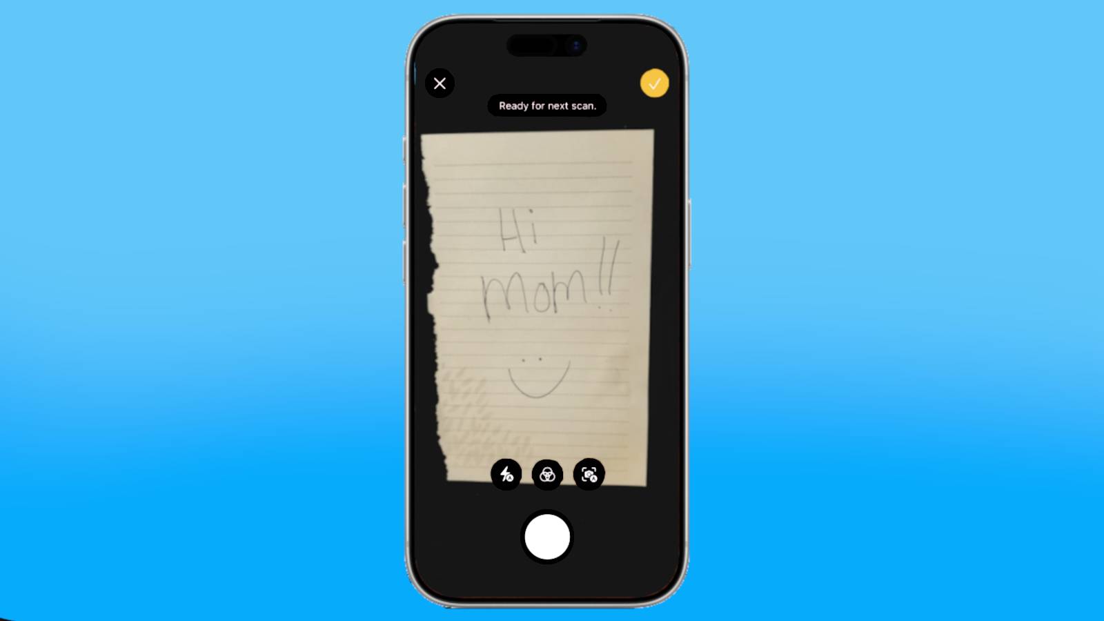 You don't need a scanner when your phone can do the job